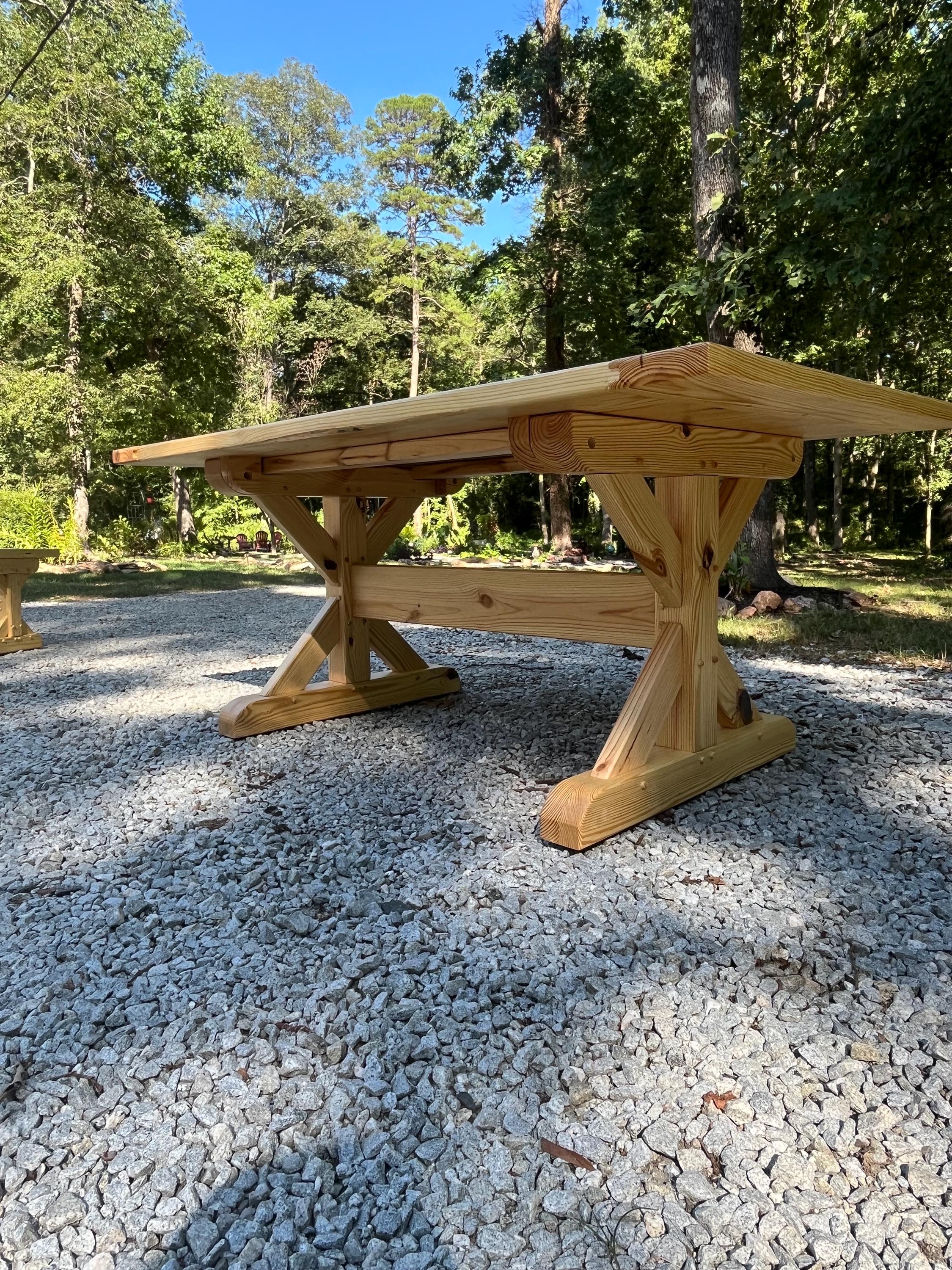 X farmhouse table hotsell
