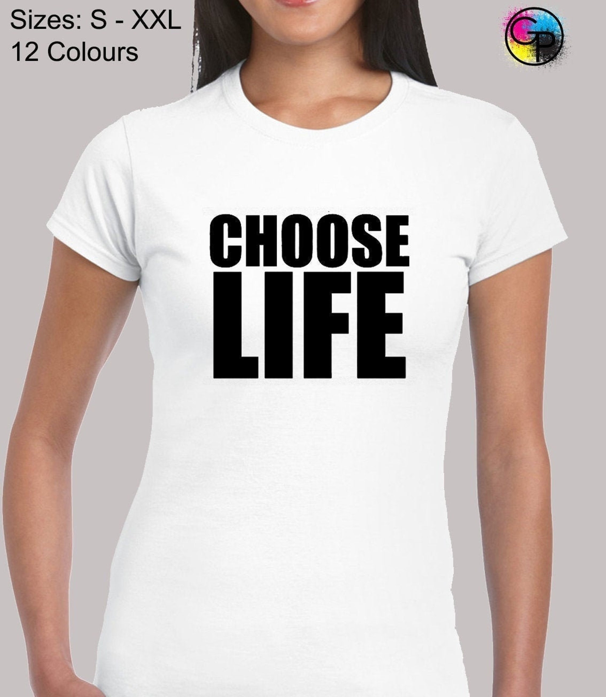 Discover Choose life ladies t shirt womens funny joke novelty cool meme club tropicana music george pride wham classic retro gift present