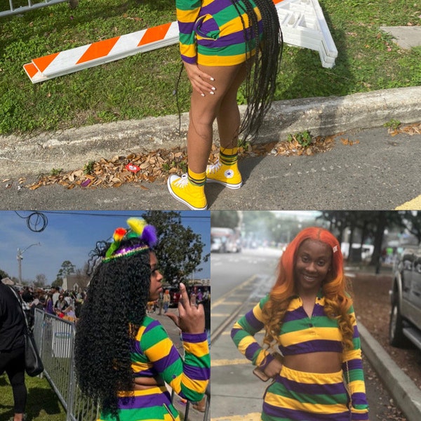 mardi gras baby clothes