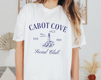 Camiseta de colores acogedores y misteriosos: Camiseta del club de lectura de la costa de Maine