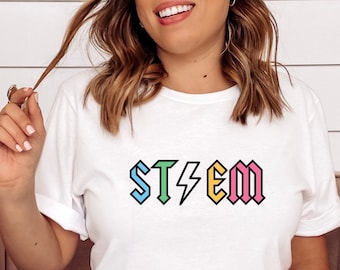 Regalo de graduación STEM, Camiseta para profesor de ciencias, Mujeres en STEM