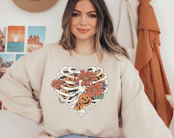 Sudadera unisex de mezcla pesada con cuello redondo