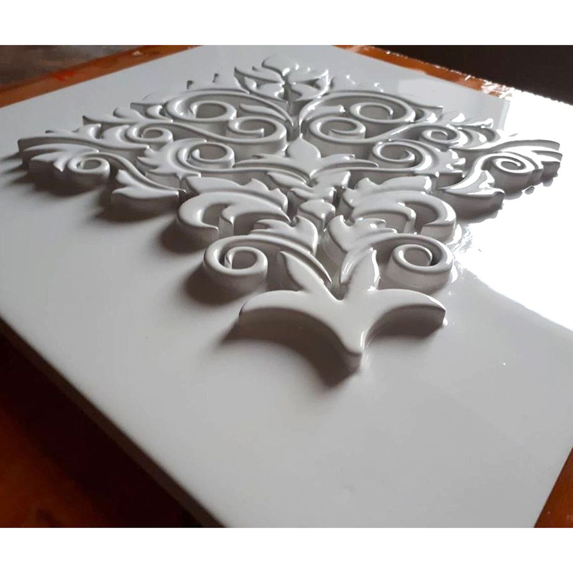 Polyurethane Form for 3D Panels sherbour/wall Texture Stamp/decorative