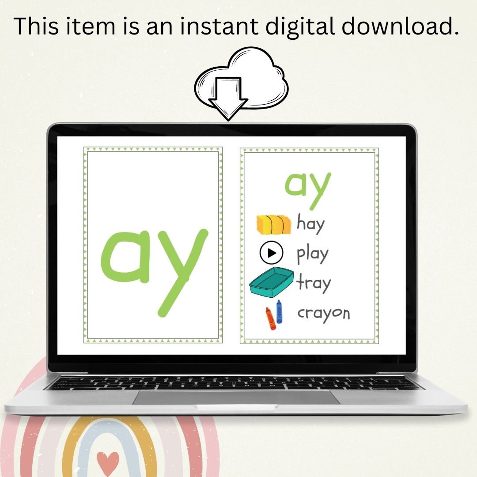 Printable PDF Double Sided Phonics Phases 5 | Large A6 Flash Cards ...