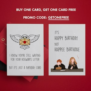 Printable Birthday Card Happy Birthday to My Favorite MUGGLE Instant ...