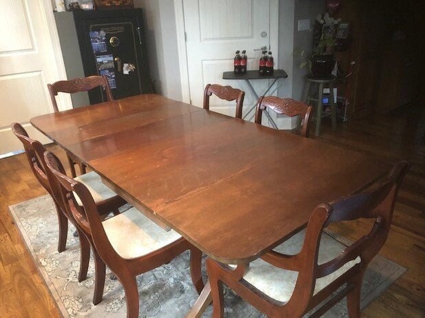 Duncan phyfe table and chairs for sale deals