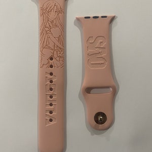 Anime themed Apple and Samsung Galaxy Watch Band