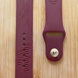 Anime themed Apple and Samsung Galaxy Watch Band