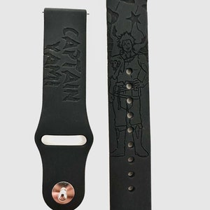 Anime themed Apple and Samsung Galaxy Watch Band