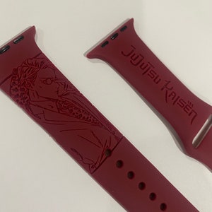 Anime themed Apple and Samsung Galaxy Watch Band