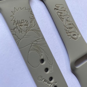 Anime themed Apple and Samsung Galaxy Watch Band