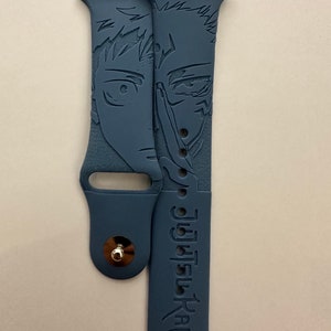 Anime themed Apple and Samsung Galaxy Watch Band