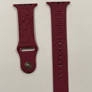 Anime themed Apple and Samsung Galaxy Watch Band jj