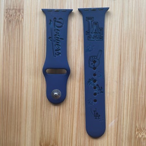 Dodgers themed Apple and Samsung Galaxy Watch Band