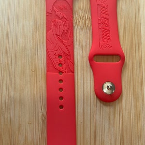 Anime themed Apple and Samsung Galaxy Watch Band