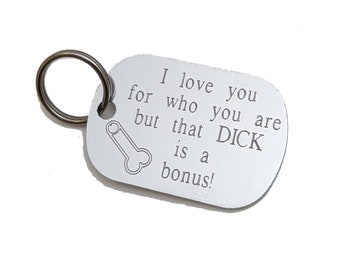 Boyfriend Gifts I Love You And Your Dick Keyring Willy Keychain Penis Gifts Valentines Day Anniversary Men Husband Adult Funny Humour