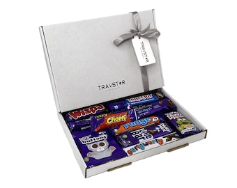 Customised Cadbury Chocolate Hamper Personalised Luxury Gift Box Fathers day Birthday Thanks Congratulations Anniversary Boy Girl Kid