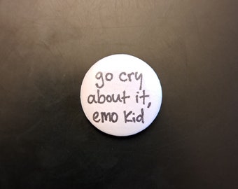 Emo Kid button