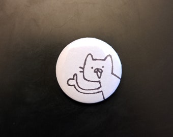 Thumbs Up Cat button