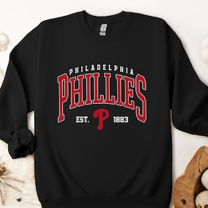 Phillies Baseball Sweatshirt Philadelphia Phillies Vintage Baseball Sweatshirt  Retro Phillies Shirt Womens Phillies Sweatshirt Youth Phillies Hoodie  Womens Phillies Hoodie new - Revetee