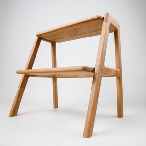 Step ladder Natural oak