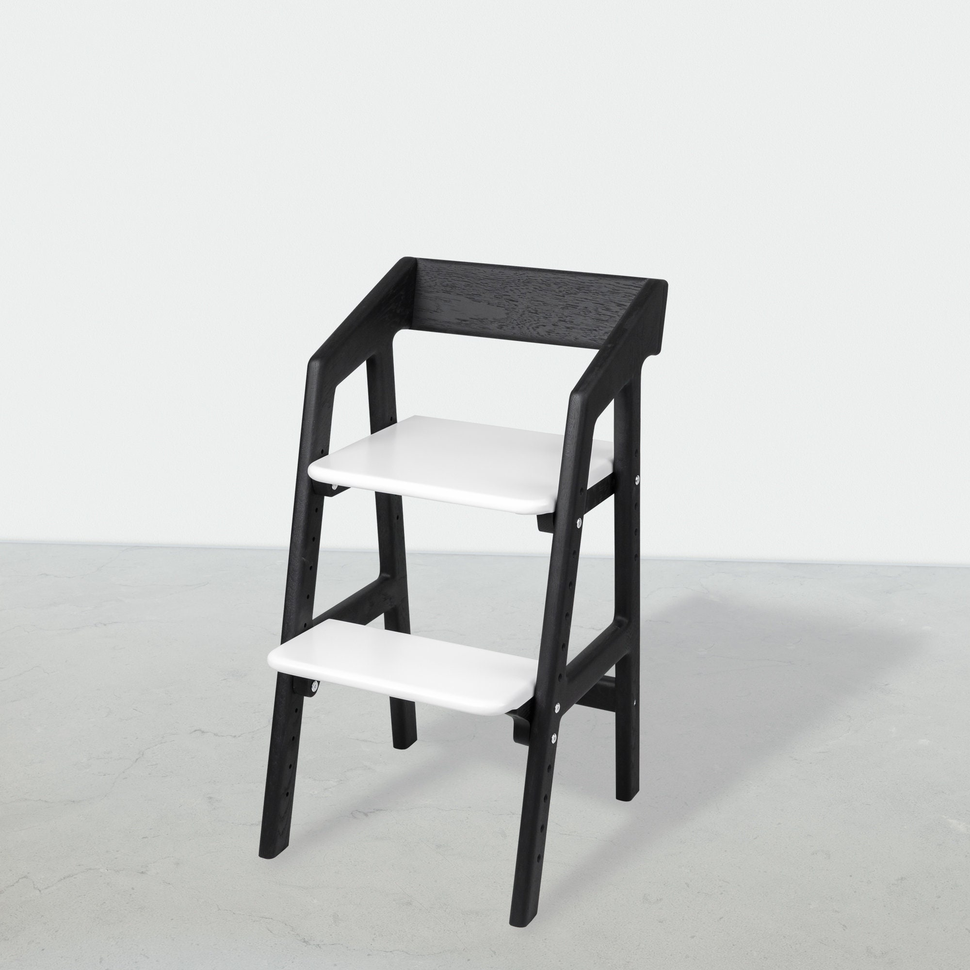 Counter Height High Chair Total BLACK Etsy