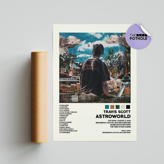 JACKBOYS & Travis Scott Art Music Album Poster HD Print 12" 16" 20" 24" Sizes 