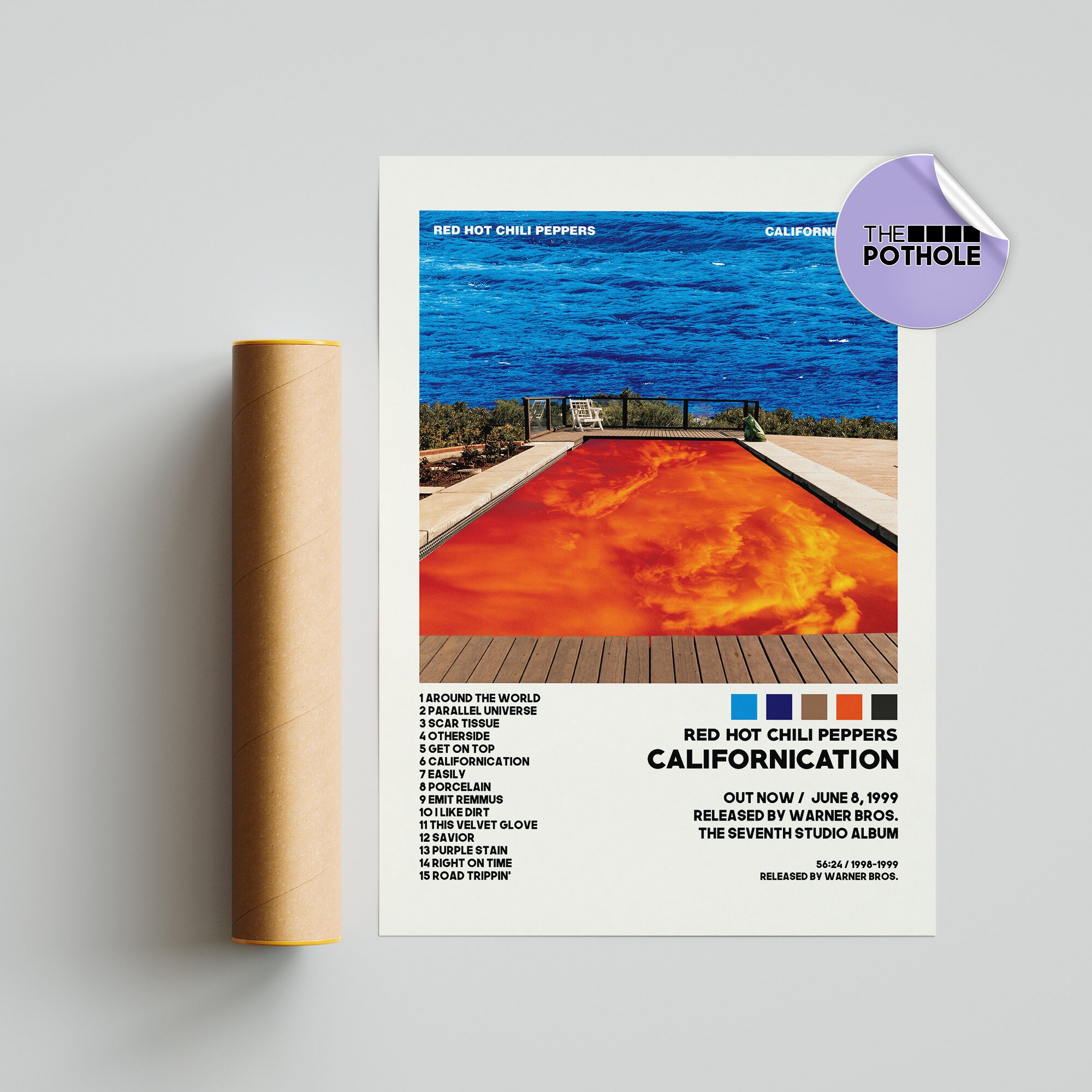 Red Hot Chili Peppers Posters Californication Poster Etsy