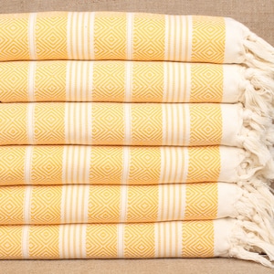 Embroidered Beach Towel, Turkish Towel, Mustard Towel, Diamond Towel, 38x69 Inches Custom Towel Beach, Fouta Towel, Home Decor Towel,