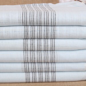 Wedding Favors, 40x71 Inches Baby Blue-Black Cotton Towel, Bachelorette Party Gifts Bridesmaids, Custom Wedding Gifts, Striped Towel,