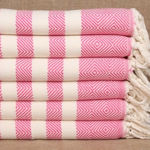 Personalized Kitchen Towel, Custom Kitchen Towel, Pink Towel, Diamond Towel, 20x32 Inches Bathroom Towel, Bulk Order Towel,