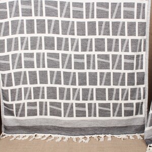 Monogrammed Beach Towel, Turkish Towel Beach, Black Towel, Patterned Towel, 34x69 Inches Best Beach Towel, Sarong Towel, Guest Towel,