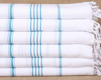 Personalized Towel, Bachelorette Towel, Petrol Blue Towel, Striped Towel, 40x71 Inches Wedding Favor, Bachelor Towel, Pareo Towel,