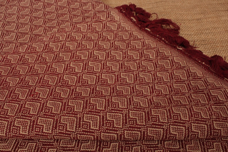 Custom Blanket, Picnic Blanket, Burgundy Throw, Heart Design Blanket, 75x87 Inches Turkish Blanket, Pilates Throw, Designer Blanket, image 3