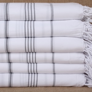 Personalisiertes Geschenk für Ihn, benutzerdefiniertes türkisches Handtuch, dunkelgraues Handtuch, gestreiftes Handtuch, 40x71 Zoll Monogrammed Handtuch, PicknickTuch,