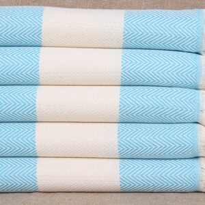 Turkish Beach Towel, Organic Beach Towel, Turquoise Peshtemal, Chevron Peshtemal, 40x71 Inches Bachelorette Party Gift, Decor Towel,
