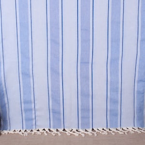 Turkish Beach Towel Personalized, Personalized Gift, Blue Towel, Striped Towel, 40x67 Inches Pool Towels, Hammam Towel, Travel Towel,