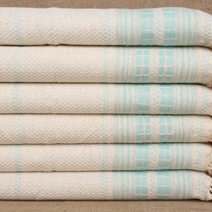 Toalha de mão de cozinha pendurada, toalha de chá tecida de algodão, toalha de hortelã, toalha de linho de 20 x 40 polegadas, presente para ele, toalha de decoração, toalha de banho pequena,