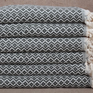 Turkish Tea Towels, Turkish Towel, Khaki Green Washcloth, Diamond Peshkir, 18x36 Inches Bridesmaid Gift, Organic Peshkir,