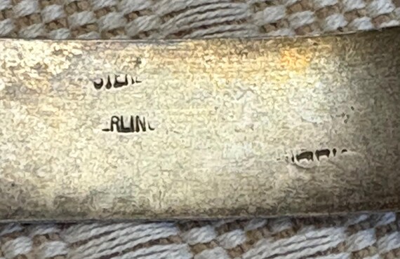 Sterling hammered cuff bracket - image 2