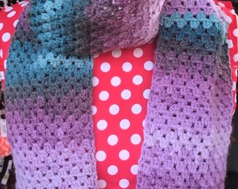 Purple blue haze scarf