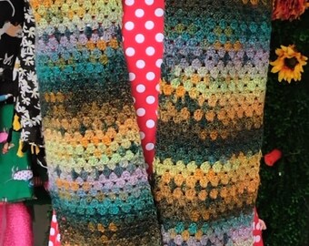 Handmade Crochet Scarf - Teally