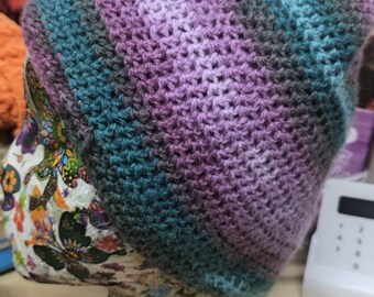 Purple blue haze hat