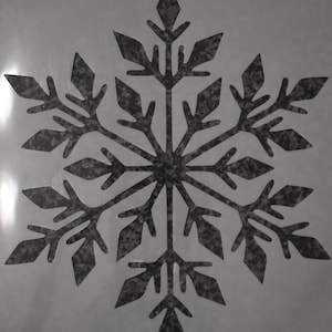 A4 Strong re-usable .190 mylar large snowflake stencil window mirror glass perspex canvas wood cake decoration airbrushing painting stencil