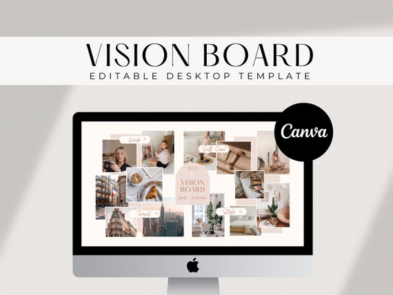 2024 Digital Vision Board Canva Template Vision Board Template, Vision  Board Template Canva, Vision Board Kit, Vision Board Party Kit 