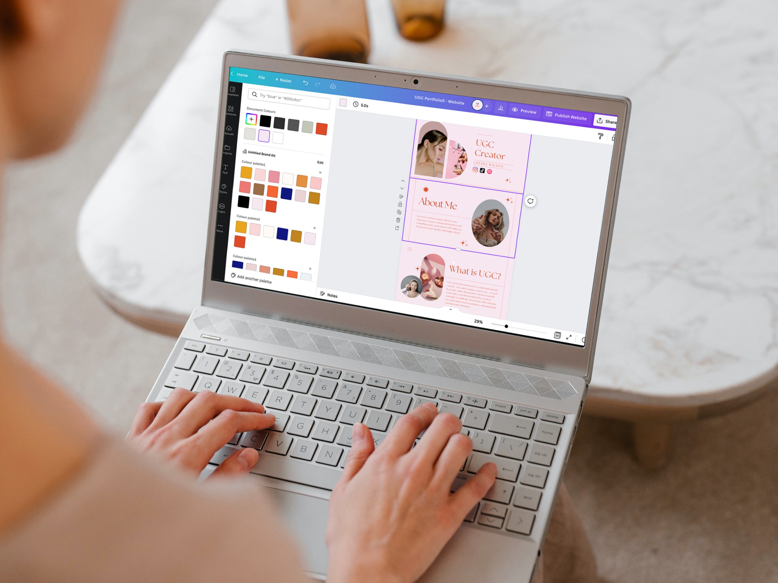 UGC Portfolio Template | UGC Template | UGC Media Kit | Ugc Creator ...
