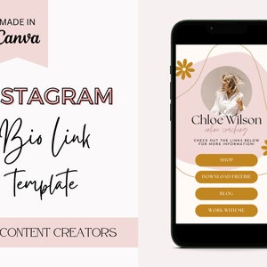 Link in Bio Template | Bio Link Website | Link in Bio TikTok | Linktree Template | Instagram Landing Page Template | Bio Link Instagram