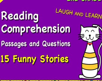 2nd Grade Reading Comprehension Funny Stories for Kids Age 7+ (PRINTABLE PDF)