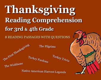 Thanksgiving Reading Comprehension Worksheets