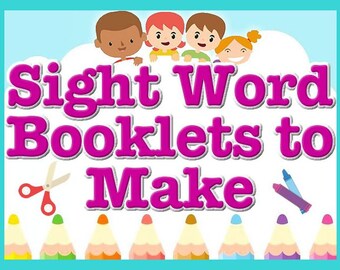 Sight Word Booklets: Kindergarten-1st Grade Reading Comprehension (Printable PDF)